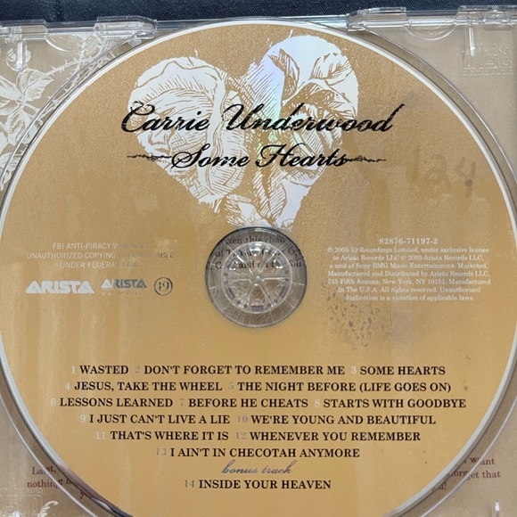 Carrie Underwood Some Hearts CD
Buy 2 Get 1 Free - Picture 2 of 3